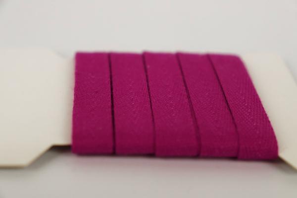 Köperband auf Wickel 10 mm Breite und 3 m Länge, Pink